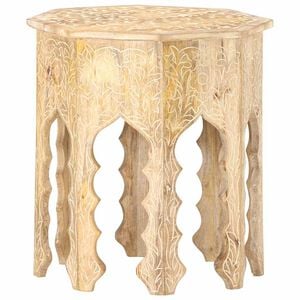 vidaXL Side Table &Oslash;48 cm Solid Mango Wood