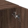 vidaXL Storage Cabinet Brown Oak 70x42.5x225 cm Engineered Wood