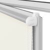 vidaXL Roller Blind Blackout Off White 70x150 cm Fabric Width 65.7 cm Polyester