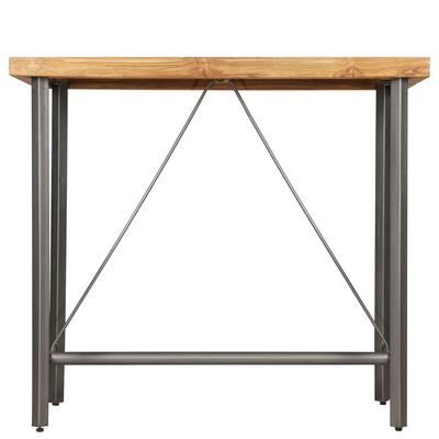 vidaXL Bar Table Solid Reclaimed Teak 120x58x106 cm