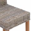 vidaXL Dining Chair 2 pcs Kubu Grey 45 x 54 x 93 cm