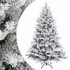 vidaXL Artificial Hinged Christmas Tree 120 cm PVC and Metal