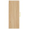 vidaXL Wall Mounted Cabinet Sonoma Oak 34.5x34x90 cm