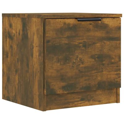 vidaXL Bedside Cabinet Smoked Oak 40x39x40 cm