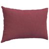 vidaXL Sofa Pillows 2 pcs Wine Red 60 x 40 cm Fabric
