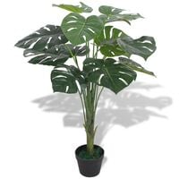 vidaXL Artificial Monstera Plant with Pot 70 cm Green