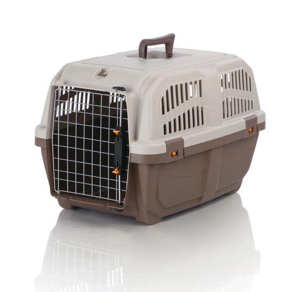 TRIXIE Pet Transport Box Skudo S Taupe
