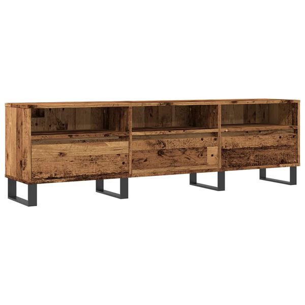vidaXL TV Cabinet Old Wood 150x30x44.5 cm Engineered Wood