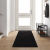vidaXL Carpet Runner Black 80 x 400 cm 100% Polypropylene Tuft