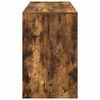 vidaXL Desk Smoked Oak 109 x 50 x 78 cm Engineered Wood