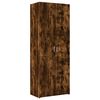 vidaXL Storage Cabinet Smoked Oak 70x42.5x225 cm Engineered Wood
