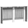 vidaXL Radiator Cover Grey Sonoma 152 x 19 x 81.5 cm Engineered Wood