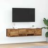 vidaXL TV Cabinets 2 pcs Old Wood 60x31x25.5 cm Engineered Wood