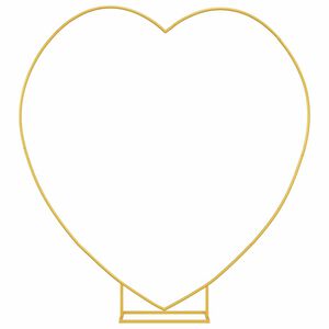 vidaXL Wedding Arch Gold 195 x 35 x 211 cm Steel