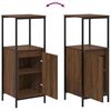 vidaXL Bathroom Cabinet with Shelves Brown Oak 36x35x95 cm