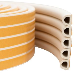 vidaXL Self-Adhesive Window Seal White 12 x 10 mm 25 m EPDM Foam