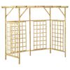 vidaXL Garden Pergola for Triple Bins Impregnated Pinewood