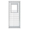 vidaXL Gabion Basket Posts/Planters 2 pcs Steel 50x50x120 cm