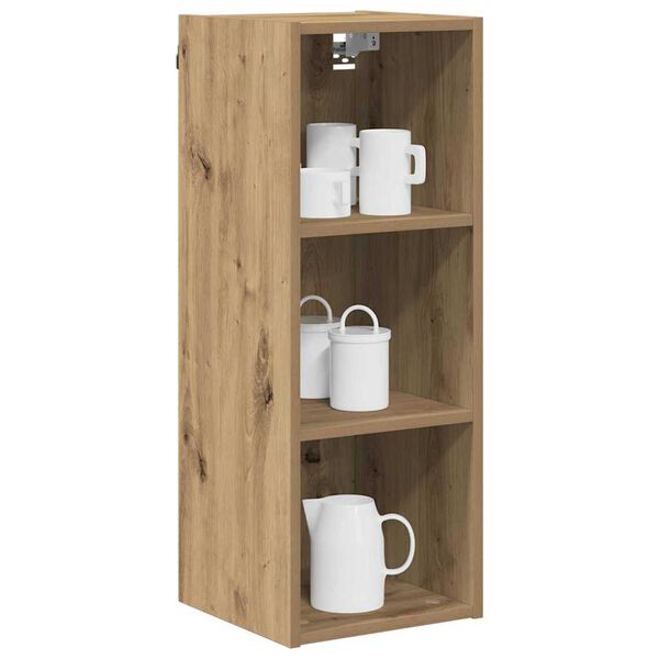 vidaXL Hanging Cabinet Artisan Oak 30 x 29.5 x 80 cm Engineered Wood