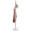 vidaXL Coat Stand Pink 172 cm Powder-coated Iron