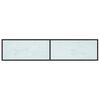 vidaXL TV Cabinet White Marble 180x40x40.5 cm Tempered Glass