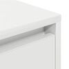 vidaXL Bedside Cabinet with LED Lights&nbsp;White 38x34x50 cm