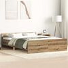 vidaXL Bed Frame without Mattress Artisan Oak 120x190cm Engineered Wood
