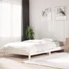 vidaXL Stack Bed without Mattress White 100x200 cm Solid Wood Pine