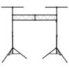 vidaXL Light Stand Black 338x115x(180-300) cm Steel