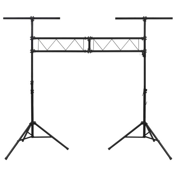 vidaXL Light Stand Black 338x115x(180-300) cm Steel