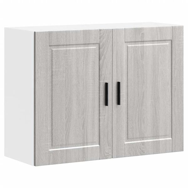 vidaXL Kitchen Wall Cabinet Porto Grey Sonoma Engineered Wood