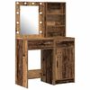 vidaXL Dressing Table Set 2 pcs Old Wood Engineered Wood