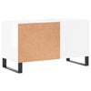 vidaXL Record Cabinet High Gloss White 85x38x48 cm Engineered Wood
