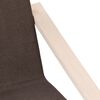vidaXL Relaxing Chair Dark Brown Fabric