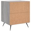 vidaXL Bedside Cabinets 2 pcs Grey Sonoma 40x35x47.5 cm Engineered Wood