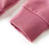 Kids' Sweatshirt Velvet Patchwork Raspberry 128