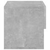 vidaXL Wall-mounted Bedside Cabinets 2 pcs Concrete Grey