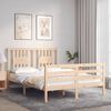 vidaXL Bed Frame without Mattress Small Double Solid Wood