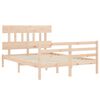 vidaXL Bed Frame without Mattress Small Double Solid Wood