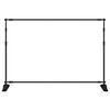 vidaXL Backdrop Stands 2 pcs Black 305x243 cm Steel