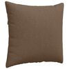 vidaXL Sofa Pillows 2 pcs Brown 45 x 45 cm Fabric
