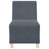 vidaXL Modular Sofa Unit Armless 3 pcs Dark Grey 55 x 74 x 82 cm