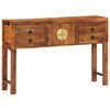 vidaXL Console Table 120x30x80 cm Solid Acacia Wood