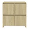 vidaXL Sideboard Sonoma Oak 70x41x75 cm Engineered Wood