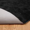 vidaXL Faux Sheepskin Rug Tafalla Black &Oslash; 100 cm Polyester