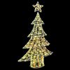 vidaXL Christmas Tree with 120 LEDs Warm white 120 cm PET