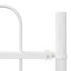 vidaXL Garden Fence 4 pcs White 6.8 x 1.2 m Powder-coated Steel