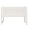 vidaXL Planter White 78x40x52 cm Solid Wood Pine