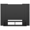 vidaXL Wall TV Cabinet High Gloss Grey 120x23.5x90 cm Engineered Wood
