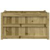 vidaXL Garden Planters 2 pcs Impregnated Wood Pine